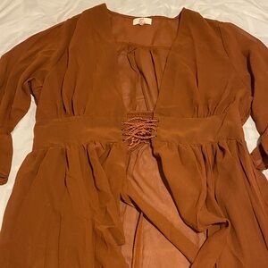 Girl soul brown cover up